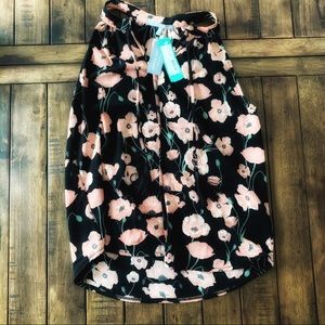 LEMON TART POPPIES SLEEVELESS TOP SZ S